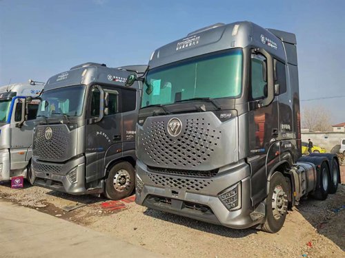 二手欧曼银河580马力牵引车